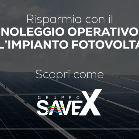 Noleggio Operativo di un impianto fotovoltaico per aziende