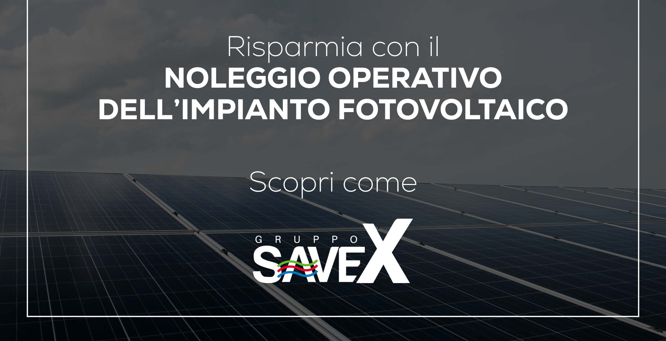 Noleggio Operativo di un impianto fotovoltaico per aziende